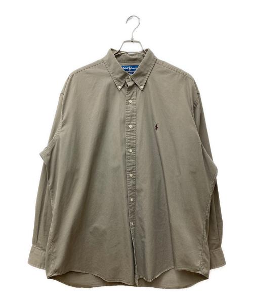RALPH LAUREN（ラルフローレン）RALPH LAUREN (ラルフローレン) ボタンダウンシャツ ベージュ サイズ:XLの古着・服飾アイテム