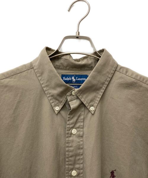 RALPH LAUREN（ラルフローレン）RALPH LAUREN (ラルフローレン) ボタンダウンシャツ ベージュ サイズ:XLの古着・服飾アイテム