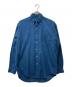 RALPH LAUREN（ラルフローレン）の古着「BIG SHIRT」｜ブルー