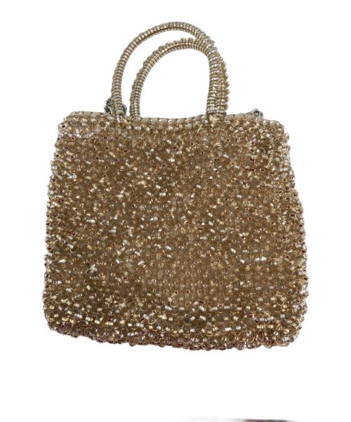 ANTEPRIMA（アンテプリマ）ANTEPRIMA (アンテプリマ) ペルラグリッター スクエアスモール ワイヤーショルダーバッグ OROGENTO (ゴールド)の古着・服飾アイテム