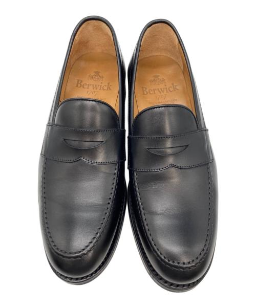 berwick（バーウィック）berwick (バーウィック) コインローファー　 ブラック サイズ:SIZE UK 5 1/2の古着・服飾アイテム