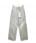 upper hights（アッパーハイツ）の古着「THE NIECE ワイドデニムパンツ 18E201502WGL」｜WHITE GLITTER