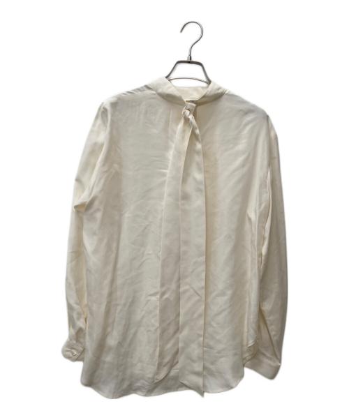 SOEJU（ソージュ）SOEJU (ソージュ) シルクボウタイブラウス S-00-SB-062 ホワイト サイズ:Mの古着・服飾アイテム
