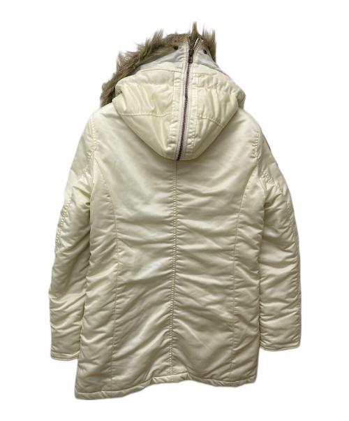 Hysteric Glamour（ヒステリックグラマー）Hysteric Glamour (ヒステリックグラマー) プリマロフトN-3Bタイプジャケット 2AC-8580 ホワイト サイズ:FREEの古着・服飾アイテム