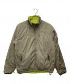 Columbiaコロンビア）の古着「中綿リバーシブルジャケット」｜ベージュ×グリーン
