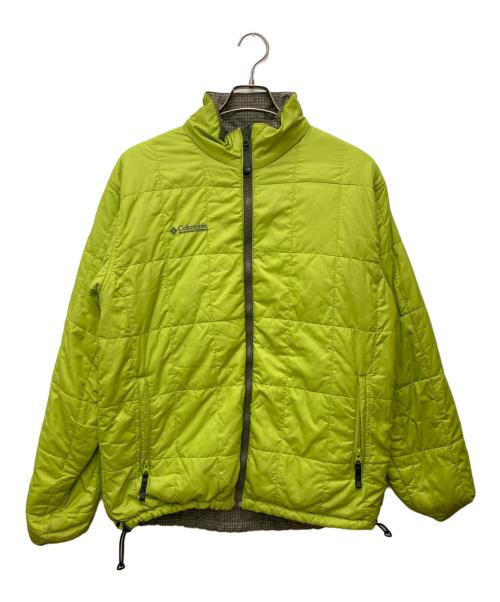 Columbia（コロンビア）Columbia (コロンビア) 中綿リバーシブルジャケット ベージュ×グリーン サイズ:Lの古着・服飾アイテム