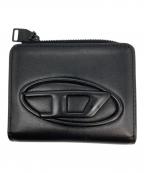 DIESELディーゼル）の古着「CARD HOLDER ZIP L WALLET X10124 PR818」｜ブラック