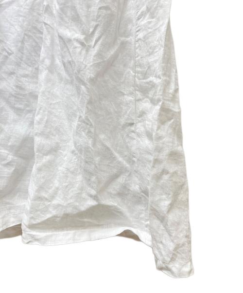 nest Robe（ネストローブ）nest Robe (ネストローブ) リネンシャンブレータックワンピース 01162-1036 ホワイト サイズ:FREEの古着・服飾アイテム