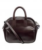 PIENIピエ二）の古着「PVC MINI BOSTON」｜ブラウン