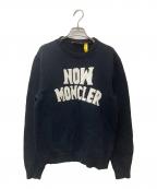 MONCLER GENIUSモンクレール ジーニアス）の古着「ロゴニット E10919040400 (RFID)」｜ブラック