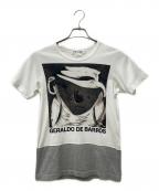 COMME des GARCONS COMME des GARCONSコムデギャルソン コムデギャルソン）の古着「GERALDO DE BARROSプリントTシャツ」｜ホワイト