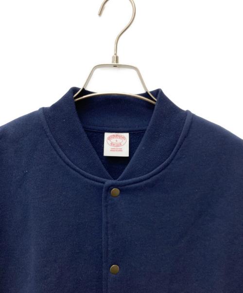 BROOKS BROTHERS（ブルックスブラザーズ）BROOKS BROTHERS (ブルックスブラザーズ) コットンフレンチテリー GFロゴラベル ベースボールジャケット 330001067 ネイビー サイズ:Sの古着・服飾アイテム
