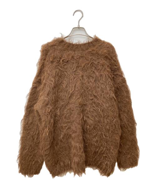 MAISON SPECIAL（メゾンスペシャル）MAISON SPECIAL (メゾンスペシャル) Fluffy shaggy cardigan 21242365701 ブラウン サイズ:FREEの古着・服飾アイテム