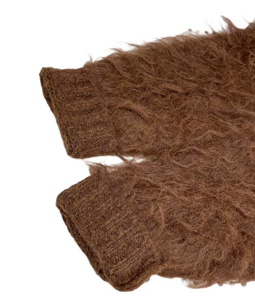 MAISON SPECIAL（メゾンスペシャル）MAISON SPECIAL (メゾンスペシャル) Fluffy shaggy cardigan 21242365701 ブラウン サイズ:FREEの古着・服飾アイテム
