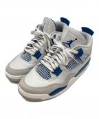 NIKEナイキ）の古着「NIKE AIR JORDAN 4 RETRO FV5029-141」｜MILITARY BLUE off wh