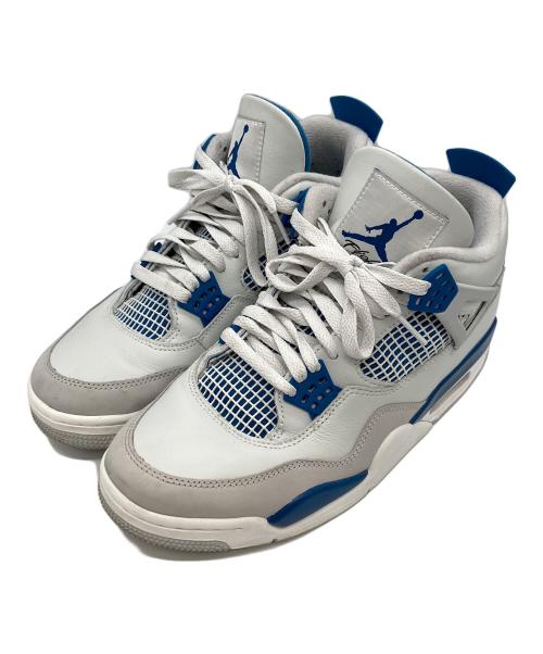NIKE（ナイキ）NIKE (ナイキ) NIKE AIR JORDAN 4 RETRO FV5029-141 MILITARY BLUE off wh サイズ:27の古着・服飾アイテム