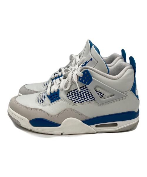 NIKE（ナイキ）NIKE (ナイキ) NIKE AIR JORDAN 4 RETRO FV5029-141 MILITARY BLUE off wh サイズ:27の古着・服飾アイテム