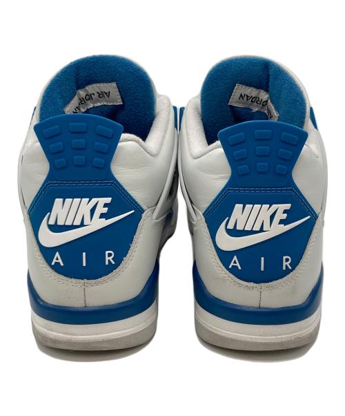 NIKE（ナイキ）NIKE (ナイキ) NIKE AIR JORDAN 4 RETRO FV5029-141 MILITARY BLUE off wh サイズ:27の古着・服飾アイテム