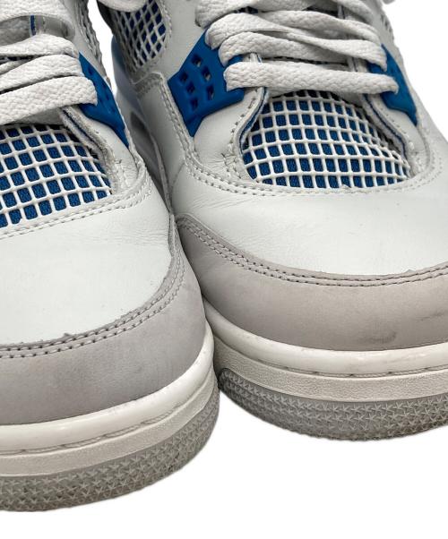 NIKE（ナイキ）NIKE (ナイキ) NIKE AIR JORDAN 4 RETRO FV5029-141 MILITARY BLUE off wh サイズ:27の古着・服飾アイテム