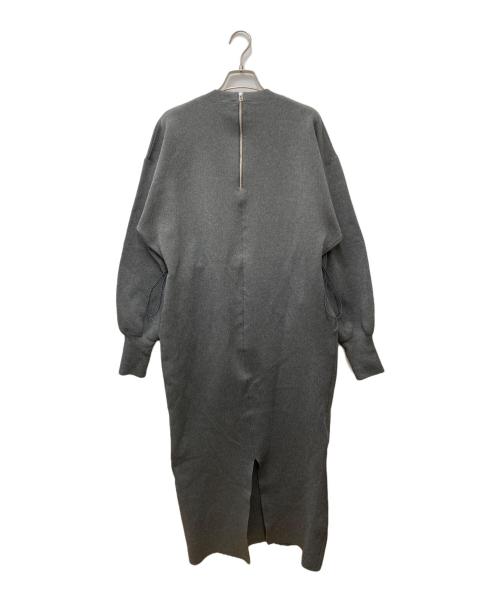 Adam et Rope（アダム エ ロペ）Adam et Rope (アダム エ ロペ) フォルムニットワンピース グレー サイズ:Fの古着・服飾アイテム