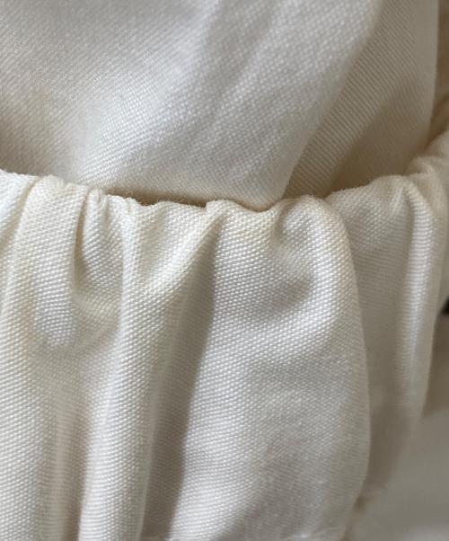 LOUNIE（ルーニー）LOUNIE (ルーニー) ドロストフードコート ホワイト サイズ:38の古着・服飾アイテム