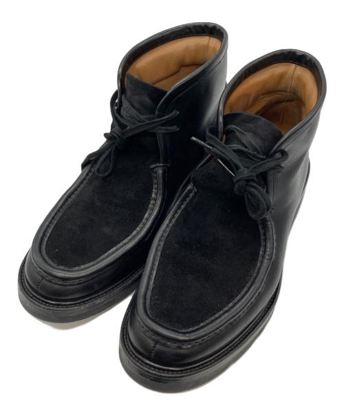 CALMANTHOLOGY（カルマンソロジー）CALMANTHOLOGY (カルマンソロジー) A100 TIROLEAN BOOTS ブラック サイズ:UK7の古着・服飾アイテム