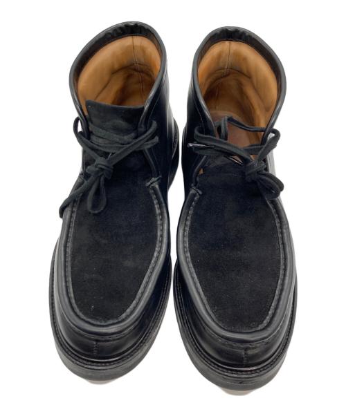 CALMANTHOLOGY（カルマンソロジー）CALMANTHOLOGY (カルマンソロジー) A100 TIROLEAN BOOTS ブラック サイズ:UK7の古着・服飾アイテム