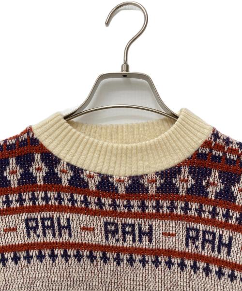 ARROW（アロー）ARROW (アロー) アクリルニット ブラウン サイズ:Lの古着・服飾アイテム