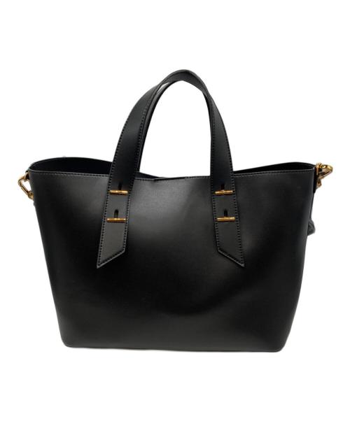 CHARLES & KEITH（チャールズアンドキース）CHARLES & KEITH (チャールズ＆キース) ダブルハンドル スラウチーバッグ ブラックの古着・服飾アイテム