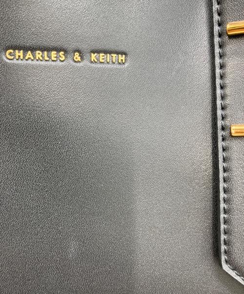 CHARLES & KEITH（チャールズアンドキース）CHARLES & KEITH (チャールズ＆キース) ダブルハンドル スラウチーバッグ ブラックの古着・服飾アイテム