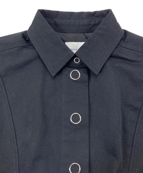 maison kitsune（メゾンキツネ）maison kitsune (メゾンキツネ) SHORT SANPS DRESS HW01608WW0001 ブラック サイズ:38の古着・服飾アイテム