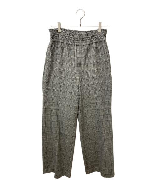 SHIPS（シップス）SHIPS (シップス) 両面起毛 セミフレア チェック パンツ 313-15-0733 グレー サイズ:38の古着・服飾アイテム