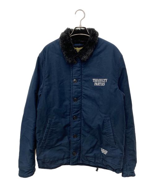 WACKO MARIA（ワコマリア）WACKO MARIA (ワコマリア) N-1デッキジャケット ブラック サイズ:Lの古着・服飾アイテム