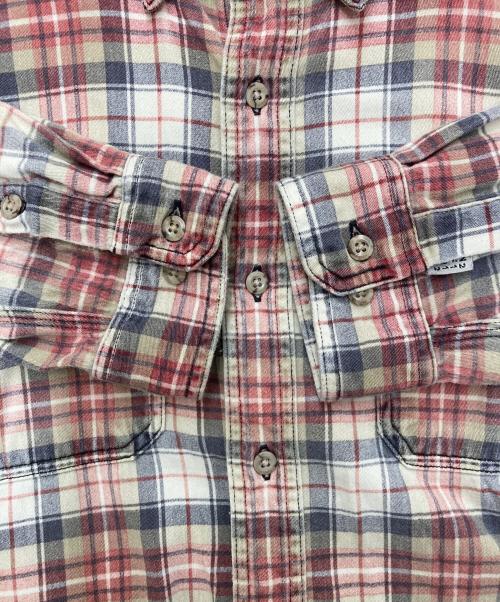 CarHartt（カーハート）CarHartt (カーハート) ボタンダウンチェックシャツ ピンク サイズ:XLの古着・服飾アイテム