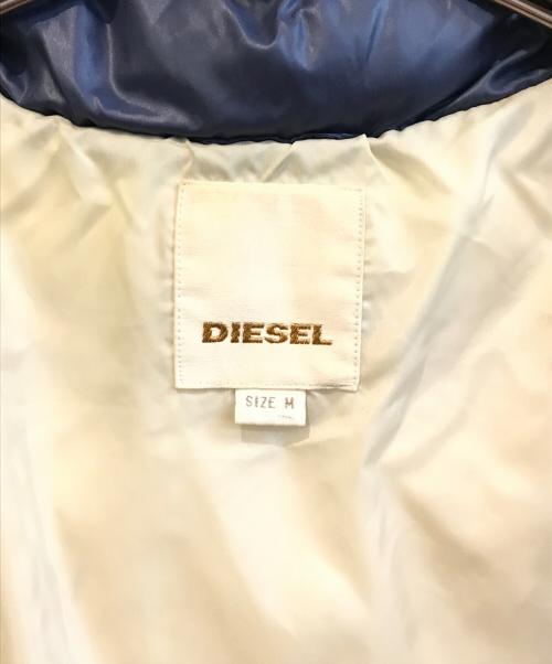 DIESEL（ディーゼル）DIESEL (ディーゼル) ダウンジャケット ブルー サイズ:Mの古着・服飾アイテム