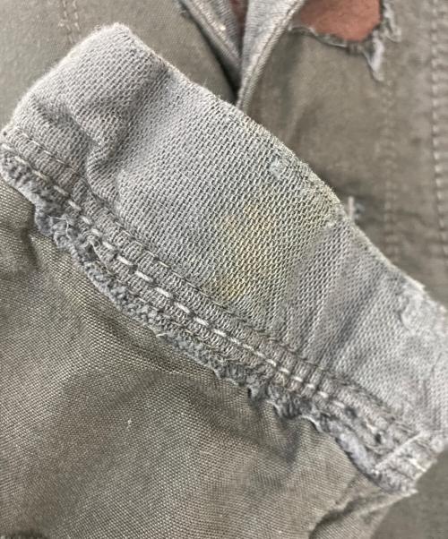 MARITHE+FRANCOIS GIRBAUD（マリテフランソワジルボー）MARITHE+FRANCOIS GIRBAUD (マリテフランソワジルボー) ダメージ加工ジャケット ネイビー サイズ:Мの古着・服飾アイテム