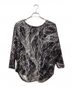 ISSEY MIYAKEイッセイミヤケ）の古着「ストレッチカットソー」｜ブラック