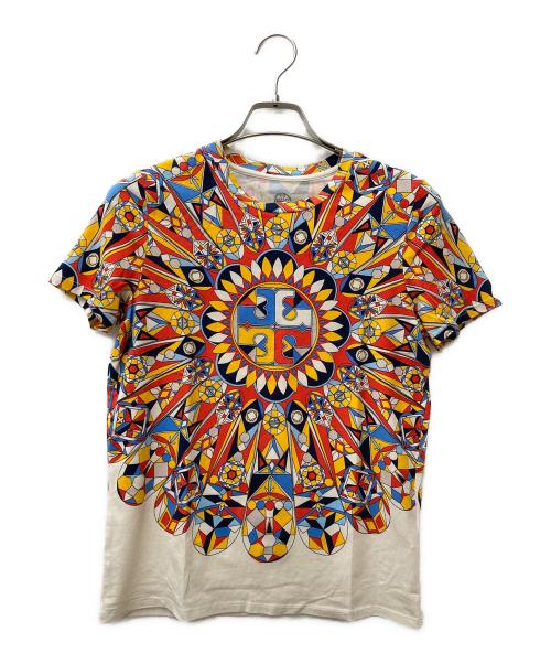 TORY BURCH（トリーバーチ）TORY BURCH (トリーバーチ) 総柄カットソー　46784 マルチカラー サイズ:XSの古着・服飾アイテム