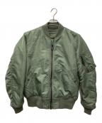 AVIREXアヴィレックス）の古着「MA-1B CLASSIC フライトジャケット」｜グリーン