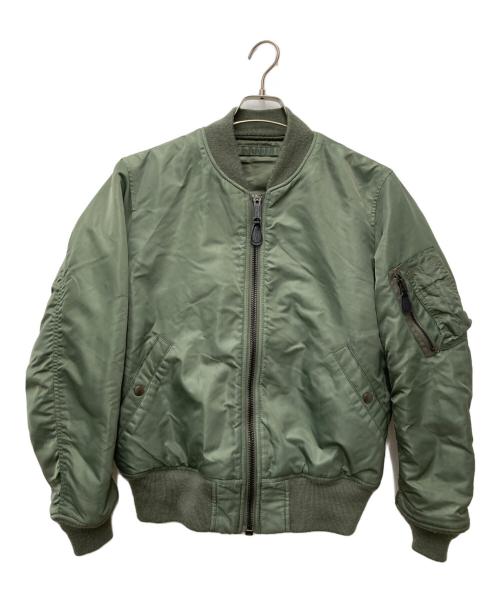 AVIREX（アヴィレックス）AVIREX (アヴィレックス) MA-1B CLASSIC フライトジャケット グリーン サイズ:Lの古着・服飾アイテム