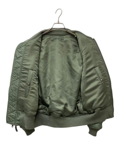AVIREX（アヴィレックス）AVIREX (アヴィレックス) MA-1B CLASSIC フライトジャケット グリーン サイズ:Lの古着・服飾アイテム