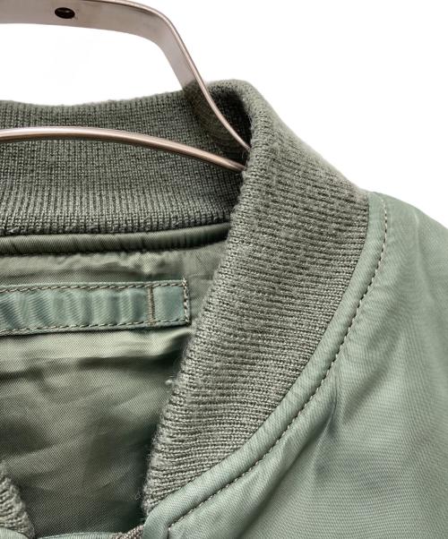 AVIREX（アヴィレックス）AVIREX (アヴィレックス) MA-1B CLASSIC フライトジャケット グリーン サイズ:Lの古着・服飾アイテム