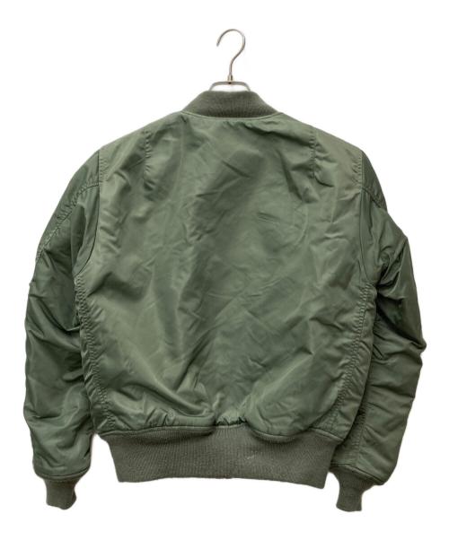 AVIREX（アヴィレックス）AVIREX (アヴィレックス) MA-1B CLASSIC フライトジャケット グリーン サイズ:Lの古着・服飾アイテム