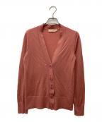 TORY BURCHトリーバーチ）の古着「カーディガン」｜ピンク