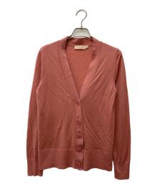 TORY BURCH（トリーバーチ）の古着「カーディガン」｜ピンク