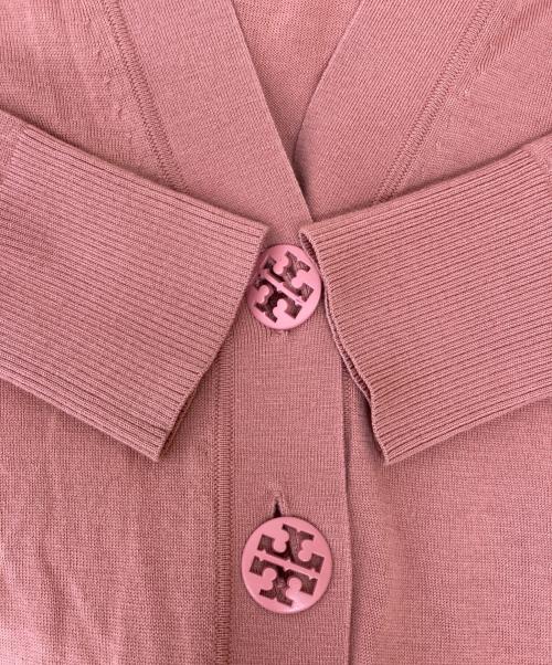 TORY BURCH（トリーバーチ）TORY BURCH (トリーバーチ) カーディガン ピンク サイズ:Sの古着・服飾アイテム
