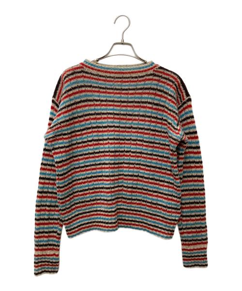 PRADA（プラダ）PRADA (プラダ) ボーダーニット マルチカラー サイズ:48の古着・服飾アイテム