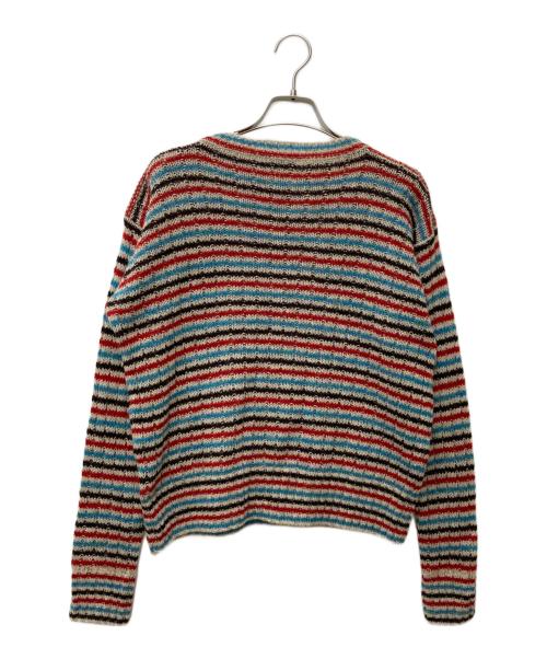 PRADA（プラダ）PRADA (プラダ) ボーダーニット マルチカラー サイズ:48の古着・服飾アイテム