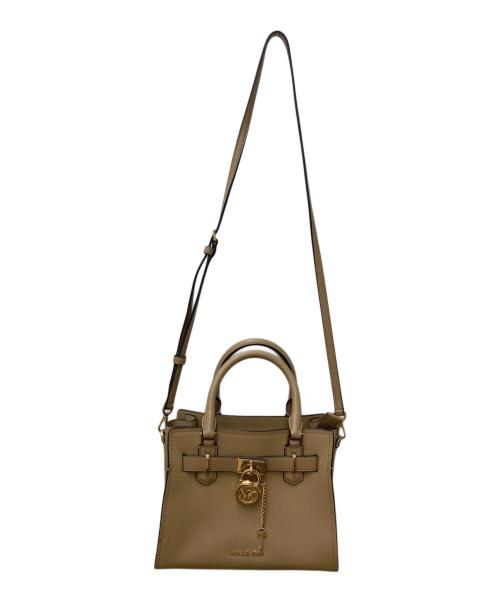 MICHAEL KORS（マイケル・コース）MICHAEL KORS (マイケルコース) 2WAYバッグ　35T1GHMS2L ベージュの古着・服飾アイテム