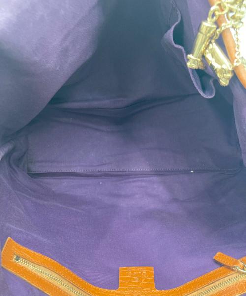 GUCCI（グッチ）GUCCI (グッチ) GGシェリーラインキャンバストートバッグ　137396 ブラウンの古着・服飾アイテム